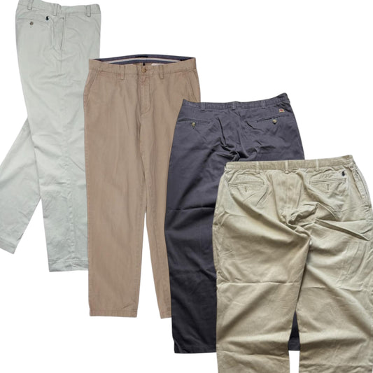 Branded cotton trousers - Wholesale casual from Vintage Brothers Wholesale, United Kingdom