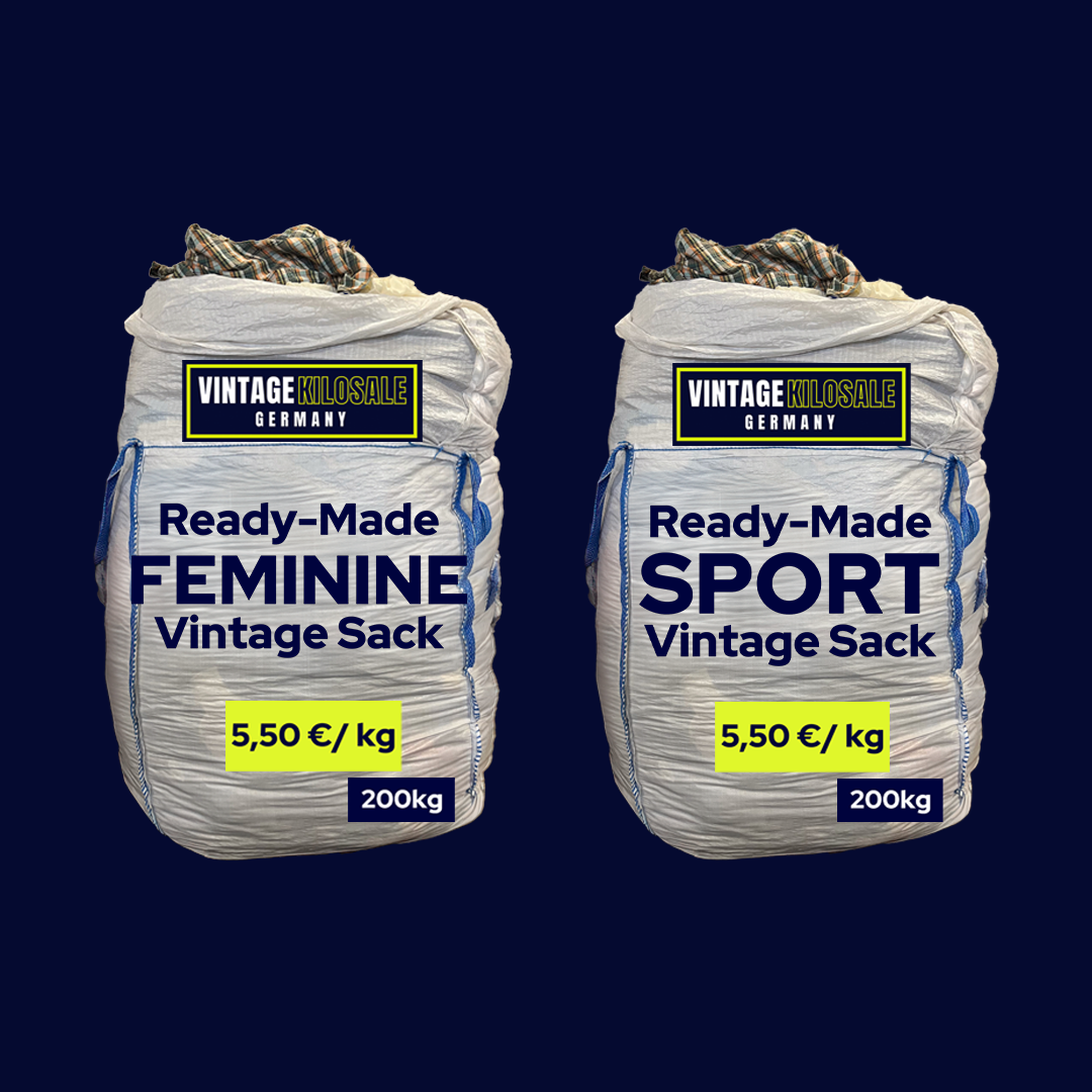 Ready-Made FEMININE + SPORTSWEAR Vintage Set | 400kg - Wholesale budget from Vintage Kilosale Germany, Germany