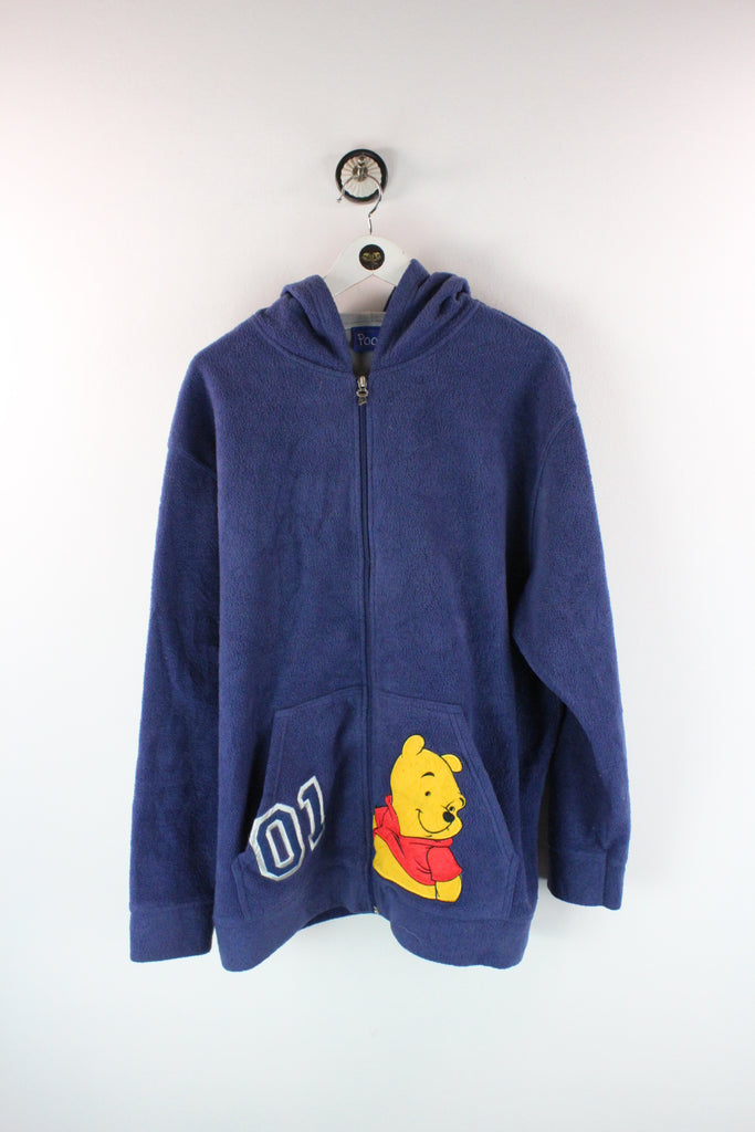 Vintage Pooh Bear Zip Fleece Hoodie (XL) - Wholesale boho from Vintage & Rags, Germany
