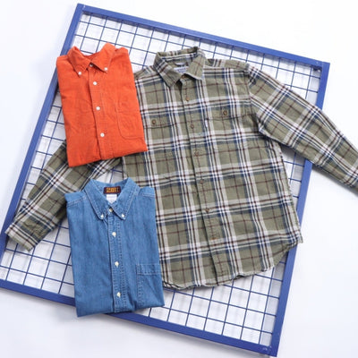 Men's Winter Shirt Bundle - Wholesale casual from Vintage & Thrift Warehouse, Australia