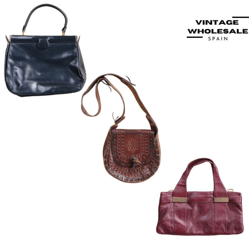 MIX BOLSOS DE CUERO VINTAGE - Wholesale 80s from Vintage Wholesale Spain, Spain