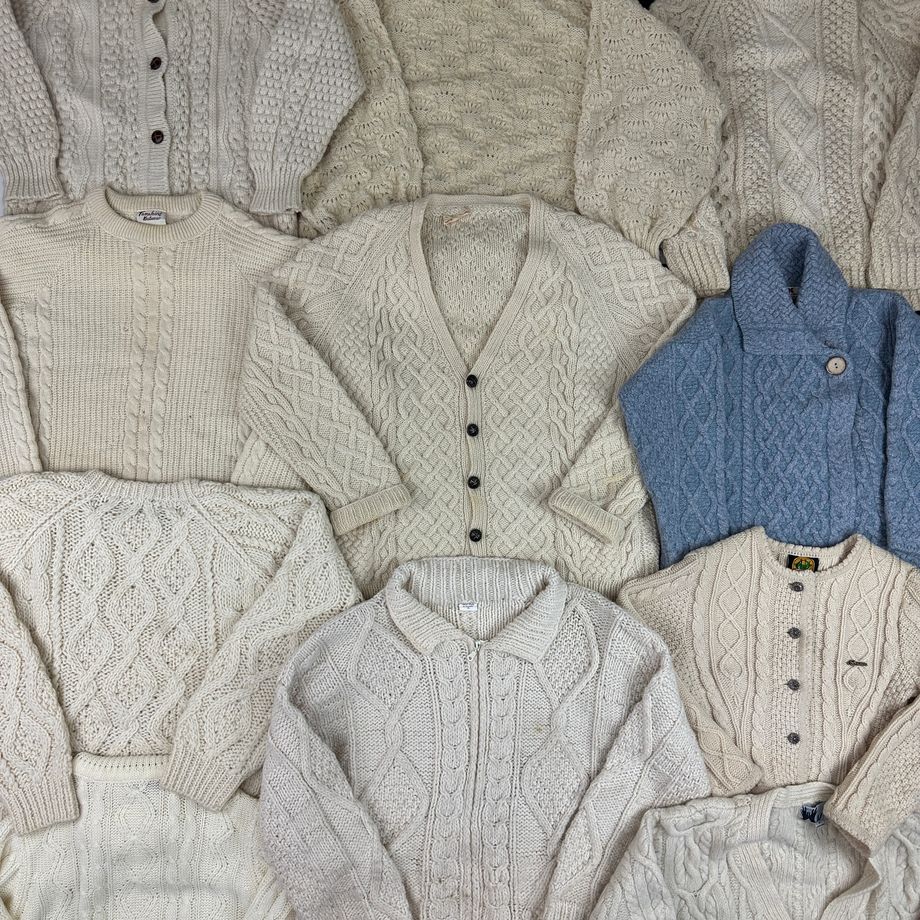 10 x ARRAN/CABLE KNIT SWEATER GRADE A - Wholesale casual from Vintage Wholesale Store, United Kingdom