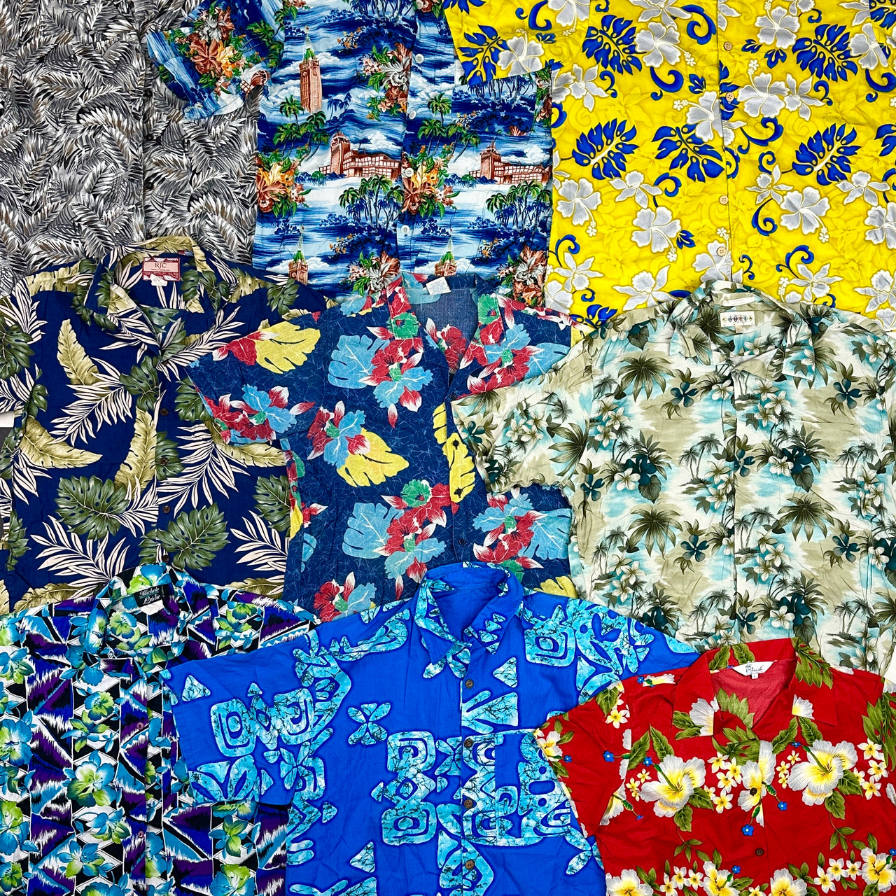 30 x HAWAIIAN SHIRTS GRADE A - Wholesale casual from Vintage Wholesale Store, United Kingdom