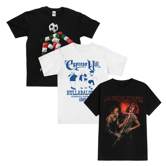 100x BLACK & WHITE GRAPHIC T-SHIRTS - Wholesale modern from Vintage Wholesale Supply Ltd, United Kingdom