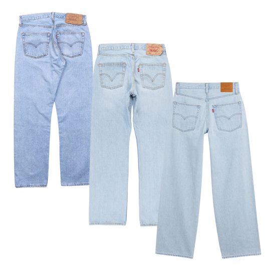 50x LEVI'S WOMEN'S DENIM JEANS - Wholesale casual from Vintage Wholesale Supply, United Kingdom