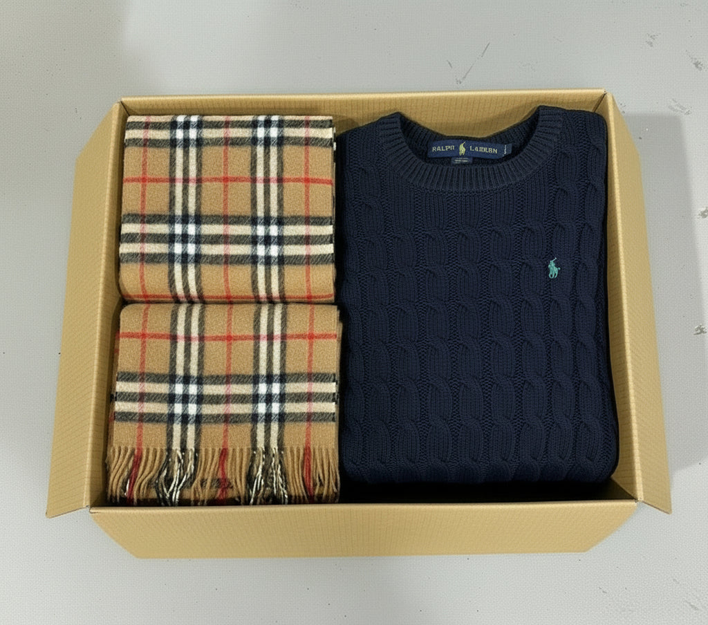 Ralph Lauren & Burberry Scarf x 3 Pieces - Wholesale mens from Vintage Wholesale, United Kingdom