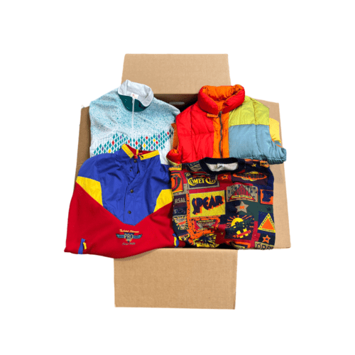 BOX CRAZY COLORS MIX - SUPERIOR QUALITY - Wholesale 80s from Vintagism, Italy