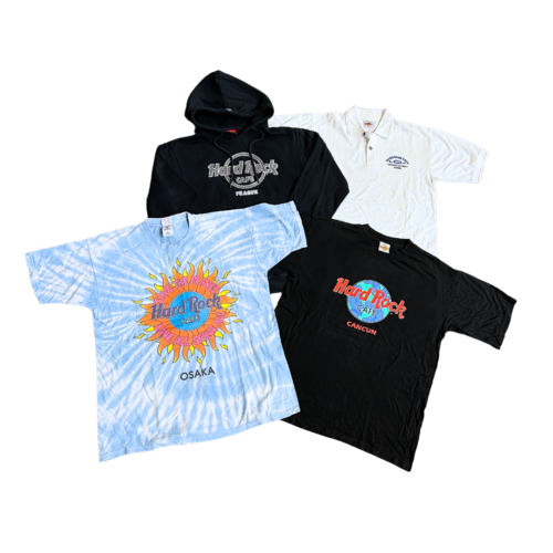 HARD ROCK MIX - TEES & SWEATS - Wholesale 80s from Vintagism, Italy