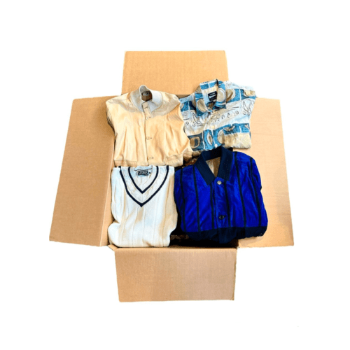 MEN'S VINTAGE MIX BOX - SUPERIOR QUALITY - Wholesale 80s from Vintagism, Italy