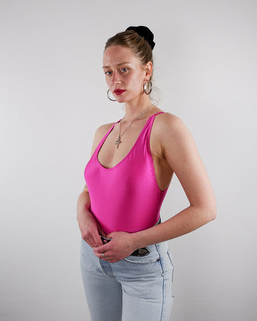 Vintage 80s pink swimsuit / body | XS - Wholesale 80s from Vinti Vintage, Germany
