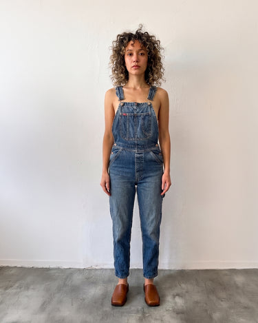 Vintage 80s RIFLE italian mid blue denim overall | XS-S - Wholesale 80s from Vinti Vintage, Germany