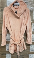 Essie ladies hooded plush robes. - Wholesale accessories from Volume Apparel, United States