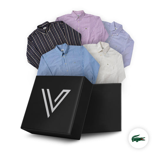 BOX VINTAGE - x25 CHEMISES LACOSTE - Wholesale eclectic from Vundle, France
