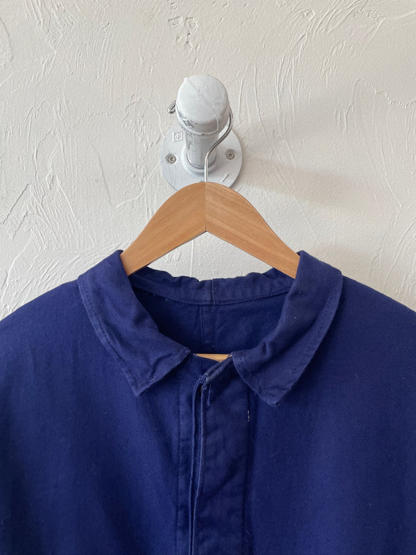 Vintage Heavyweight European Workwear Blue Chore Coat L - Wholesale accessories from We Thieves, United States
