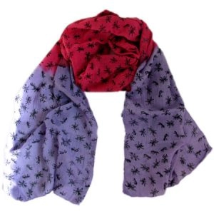 Ant Scarf – Lilac/Cerise - Wholesale boho from Where Does It Come From?, United Kingdom