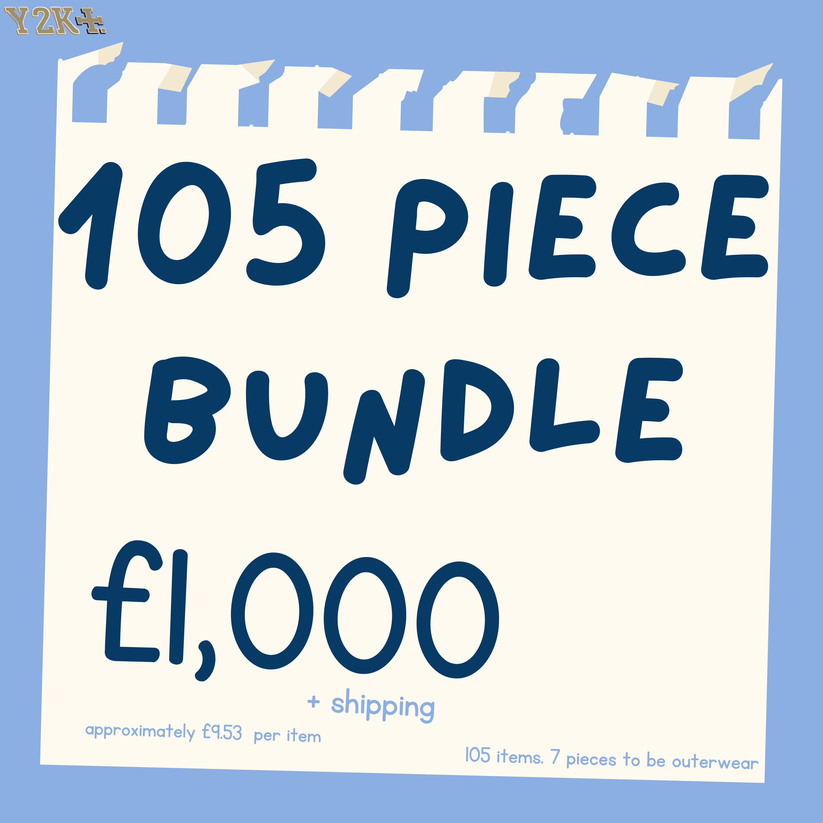 105 piece Y2K/ 90's wholesale bundle - Wholesale 90s from Wholesaley2k90s, United Kingdom
