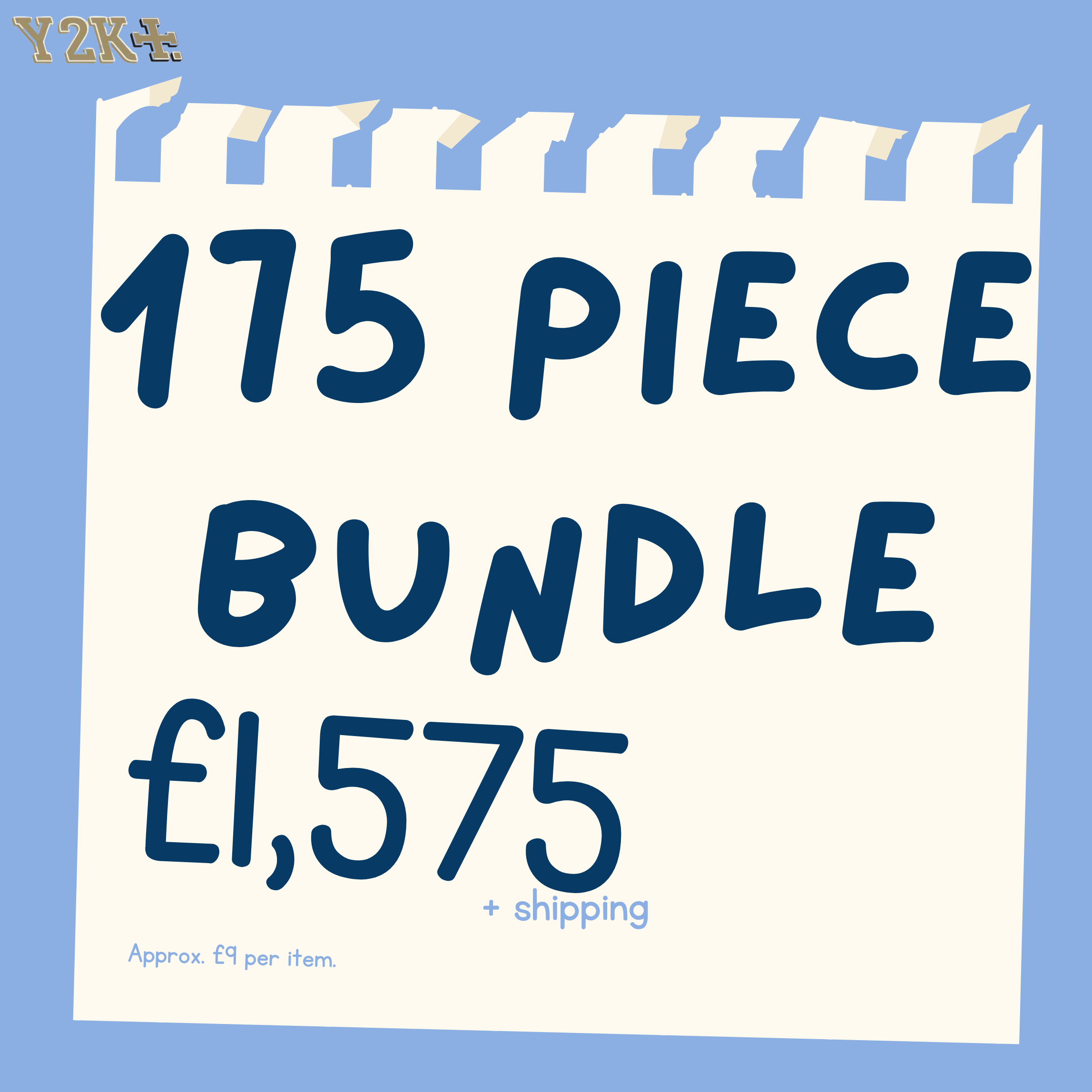 175 piece Y2K /90'S wholesale bundle - Wholesale 90s from Wholesaley2k90s, United Kingdom