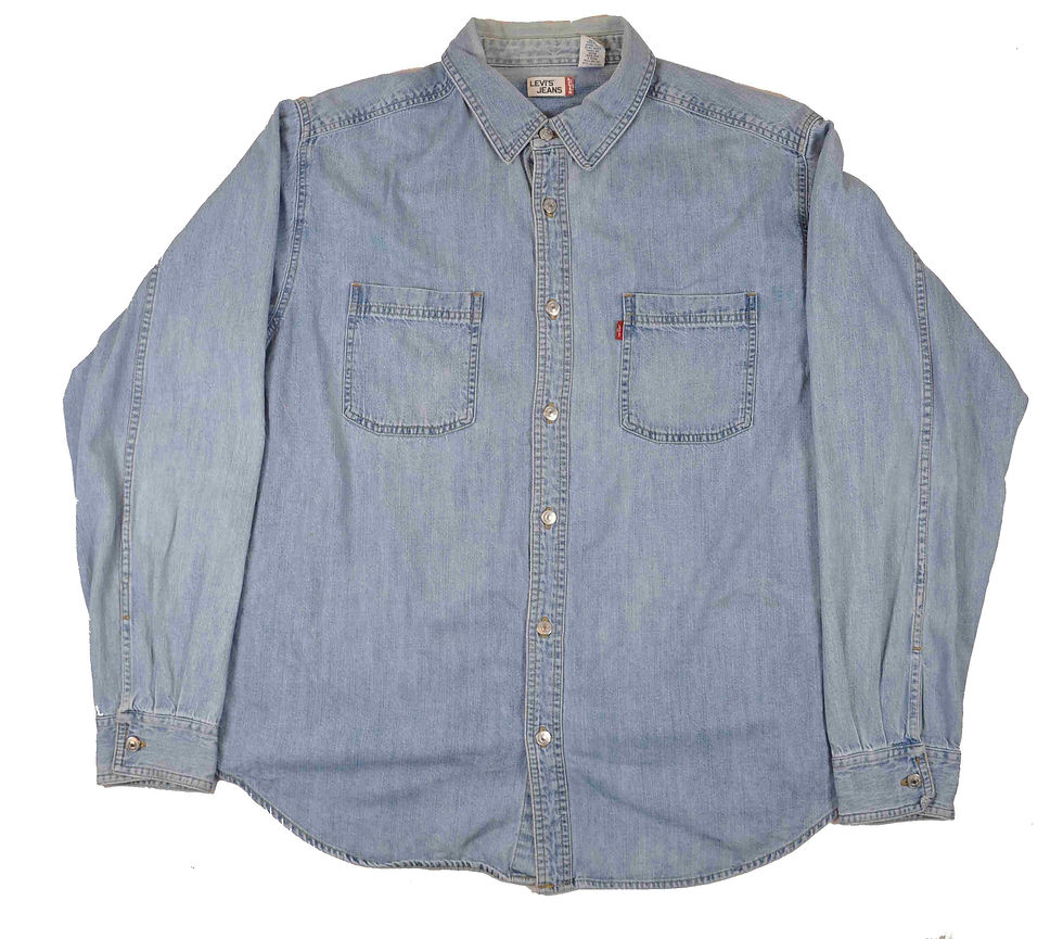 Levi's spijkerjas lichtblauw XL - Wholesale 80s from Wildebras Vintage, Netherlands