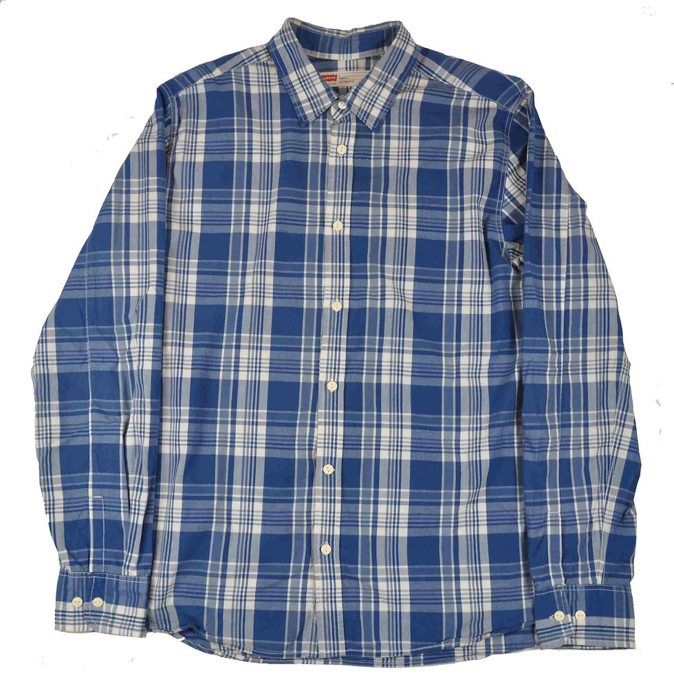 Vintage Levi's blouse gestreept L - Wholesale 80s from Wildebras Vintage, Netherlands