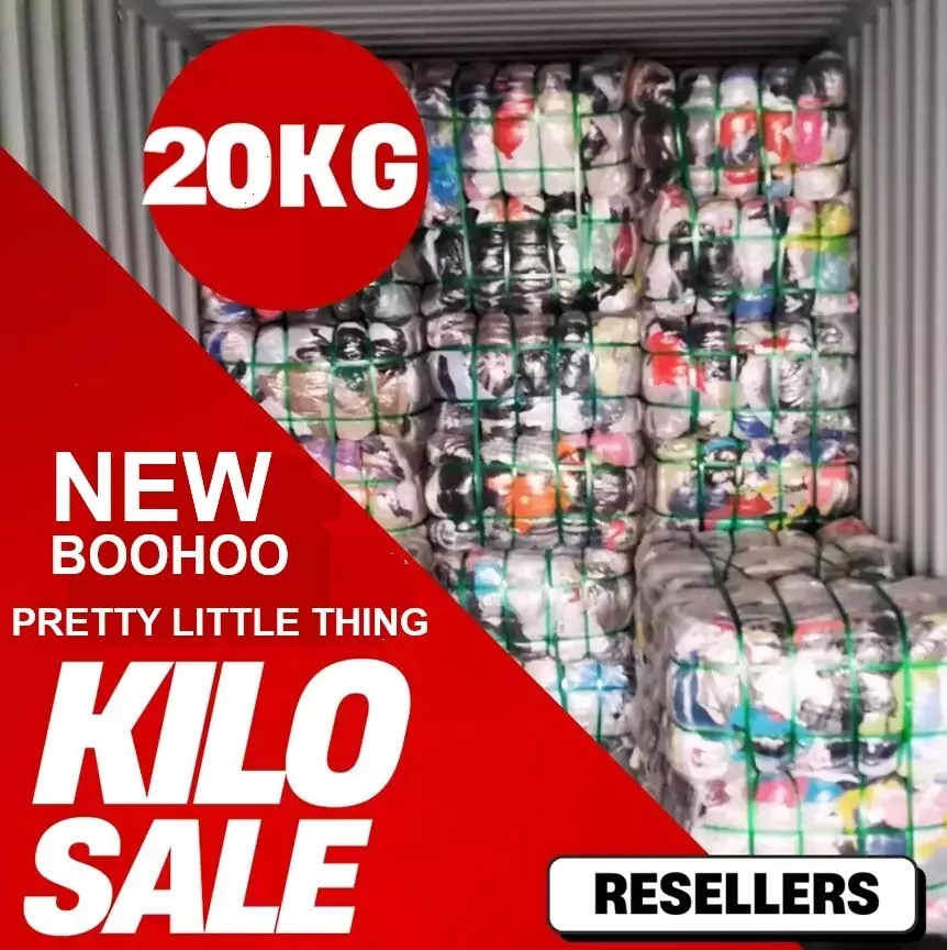 20 KILO BOXES LADIES NEW BOOHOO, PRETTY LITTLE THING & MORE - Wholesale budget from Worth the Weight, United Kingdom
