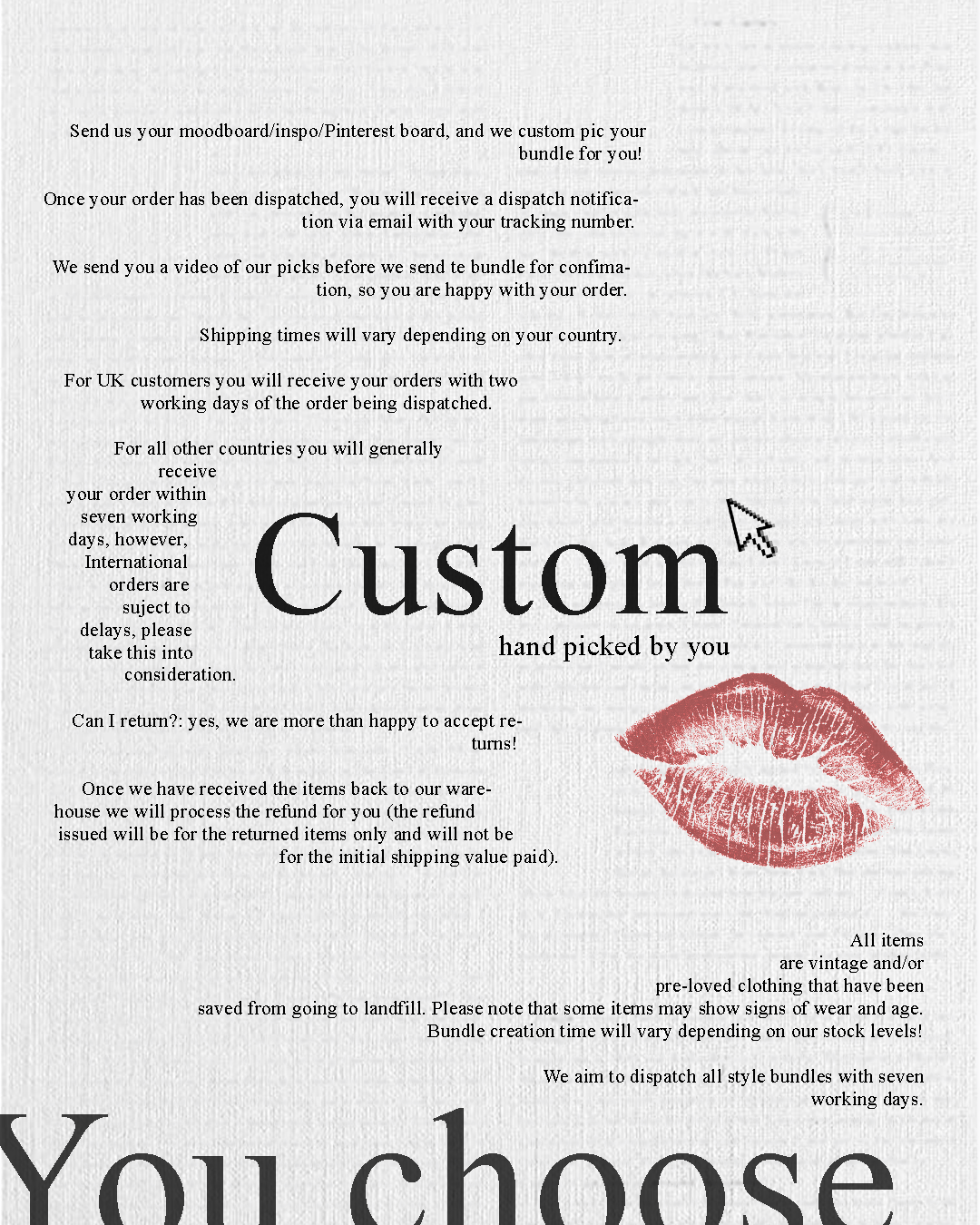 Custom Style Bundle - Wholesale boho from Y2K Wholesale, United Kingdom