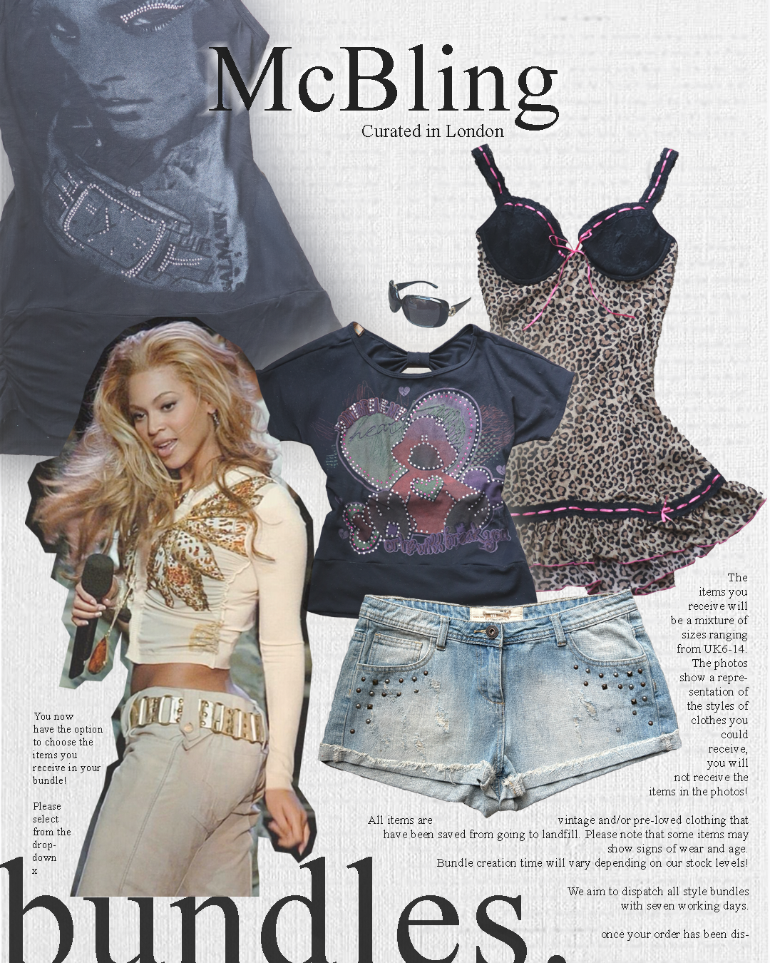 McBling Style Bundle - Wholesale boho from Y2K Wholesale, United Kingdom